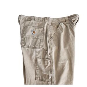 Carhartt Carpenter Men's 36x30 Utility Work Pants Beige‎ (No Size Tag)
